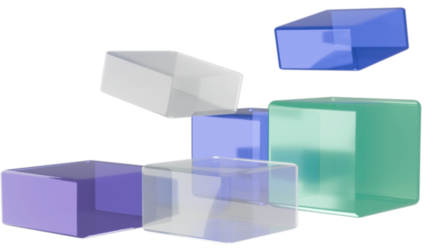 Cubos pequeños sección